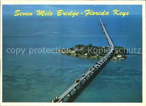 Florida Keys Seven Mile Bridge Fliegeraufnahme Kat. 