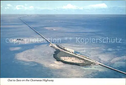 Florida Keys Fliegeraufnahme Overseas Highway Seven Mile Bridge Kat. 