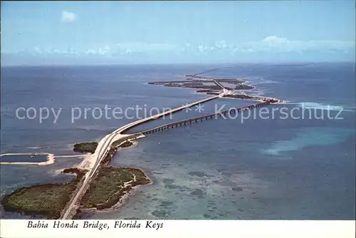 Florida Keys Fliegeraufnahme Overseas Highway Bahia Honda Bridge Kat. 