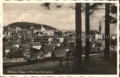 Altenberg Erzgebirge mit Geisingberg Kat. Geising