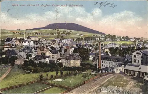 Baerenstein Annaberg Buchholz Blick vom Friedrich August Turm Kat. Baerenstein