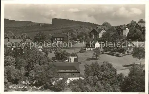 Baerenfels Erzgebirge Panorama Kat. Altenberg