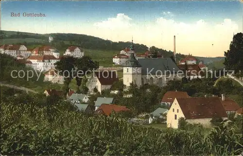 Bad Gottleuba Berggiesshuebel Teilansicht Kirche Kat. Bad Gottleuba Berggiesshuebel