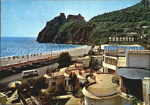 Sant Alessio Siculo Elihotel Spiaggia Costa Hotel Strand Felskueste