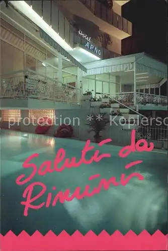 Rimini Hotel Arno Swimming Pool Kat. Rimini