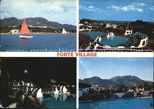 Santa Margherita di Pula Forte Village Feriendorf Swimming Pool Segeln