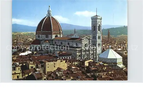 Firenze Toscana Cattedrale e panorama Domkirche Kat. Firenze