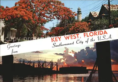 Key West Southernmost City of U.S.A. Kat. Key West