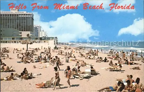 Miami Beach Strand Kat. Miami Beach
