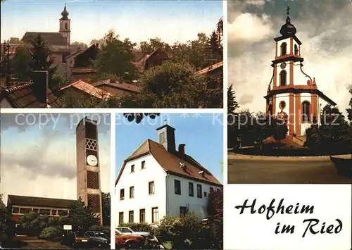 Hofheim Ried Kirchen Rathaus  Kat. Lampertheim