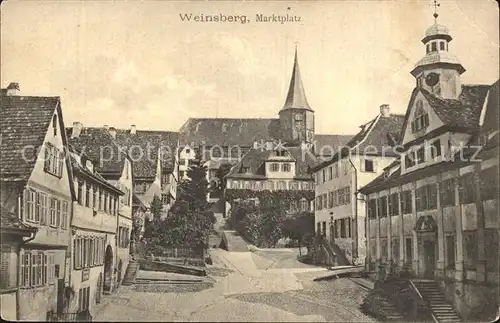 Weinsberg Marktplatz Kat. Weinsberg