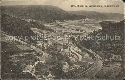 Roetenbach Alpirsbach Panorama Kat. Alpirsbach
