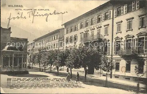 Wildbad Schwarzwald Hotel Klumpp am Kurplatz Kat. Bad Wildbad