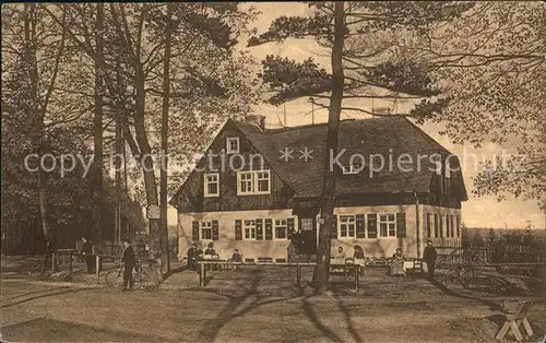 Reudnitz Werdau Gaststaette Weidmannsruhe Werdauer Wald Kat. Werdau