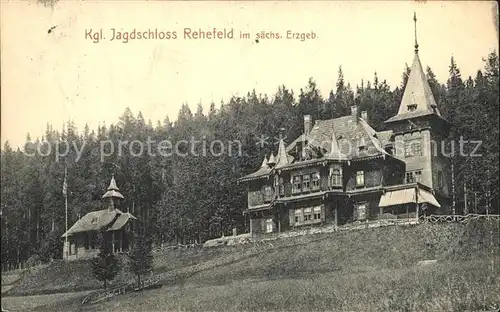 Rehefeld Zaunhaus Kgl Jagdschloss Kat. Altenberg