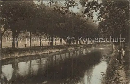 Morges Le Parc Canal Kat. Morges