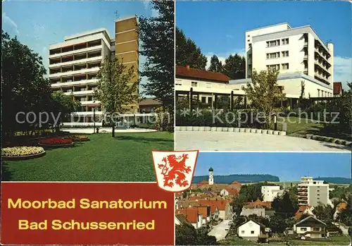 Bad Schussenried Moorbad Sanatorium Teilansichten Kat. Bad Schussenried
