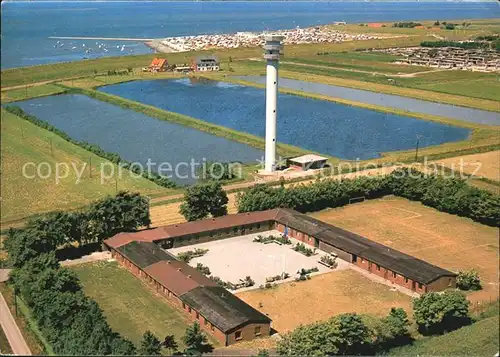 Tossens Nordseebad Fliegeraufnahme Jugendherberge Kat. Butjadingen