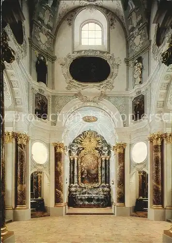Fischingen TG Klosterkirche Inneres der Idda Kapelle Hauptaltar von Dominik Zimmermann Kat. Fischingen