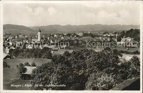 Wangen Allgaeu Panorama Kat. Wangen im Allgaeu