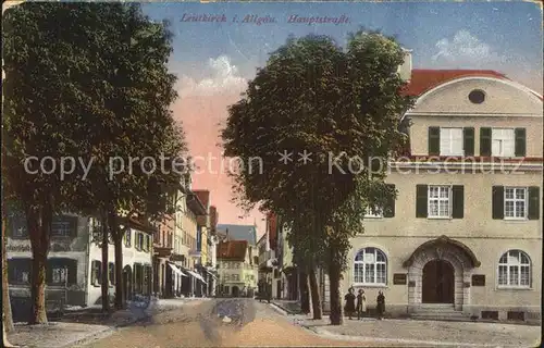 Leutkirch Hauptstrasse Kat. Leutkirch im Allgaeu