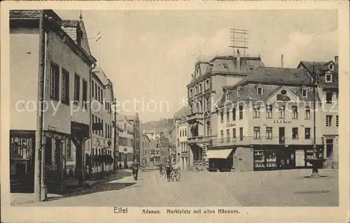 Adenau Marktplatz mit alten Haeusern Kat. Adenau