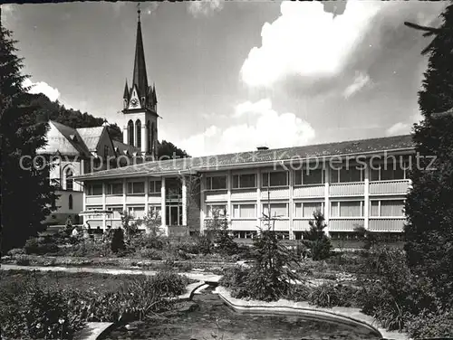 Dussnang Kurhaus Haushaltungsschule Waldfrieden Idyll Kirche Kat. Dussnang