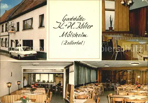 Moelsheim Gaststaette Kloeter Weingut Kat. Moelsheim