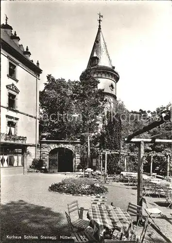 Steinegg Huettwilen TG Kurhaus Schloss Terrasse Turm Kat. Huettwilen