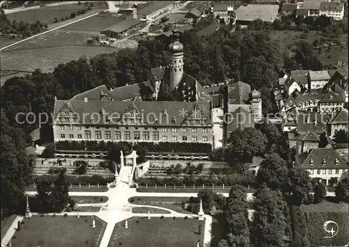 Weikersheim Fliegeraufnahme Schloss Kat. Weikersheim