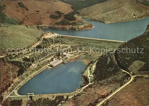 Osterode Harz Fliegeraufnahme Soeseltalsperre Kat. Osterode am Harz