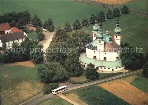 Waldsassen Fliegeraufnahme Dreifaltigkeitskirche Dientzenhofer Kappl Kat. Waldsassen