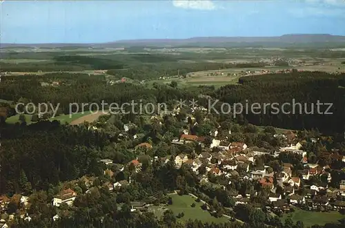 Koenigsfeld Schwarzwald Fliegeraufnahme  Kat. Koenigsfeld im Schwarzwald