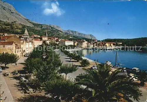 Makarska Dalmatien Seepromenade Kat. Kroatien