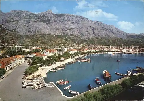 Makarska Dalmatien Hafen Kat. Kroatien