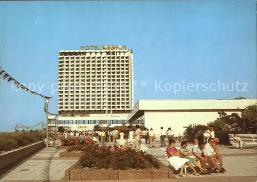 Warnemuende Ostseebad Seepromenade Hotel Neptun Kat. Rostock