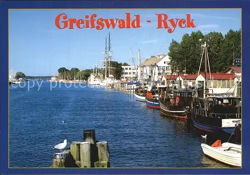 Greifswald Ryck Hafen