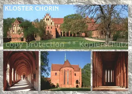 Chorin Kloster Kreuzgang Innenhof Chor Kat. Chorin