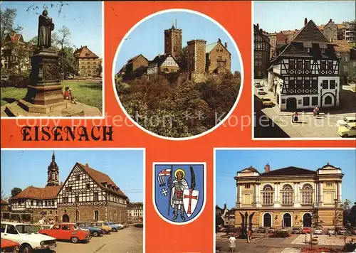 Eisenach Thueringen Wartburg Lutherhaus Residenzhaus Landestheater Kat. Eisenach