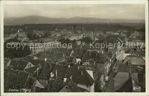 Landau Pfalz Luftaufnahme Kat. Landau in der Pfalz