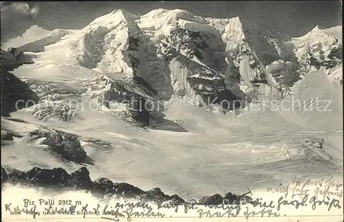Piz Palue Gletscher Gebirgspanorama Berninagruppe Kat. Piz Palue