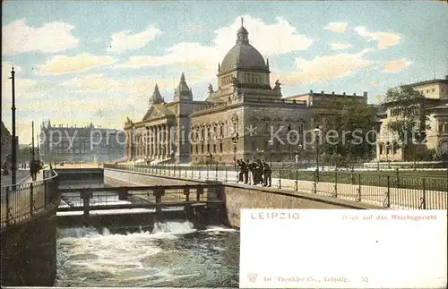 Leipzig Blick Reichsgericht Kat. Leipzig