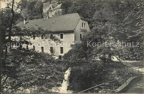 Liebethal Lochmuehle Liebethaler Grund Kat. Pirna