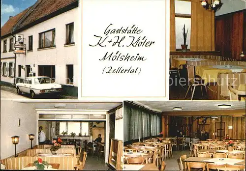 Moelsheim Gaststaette Kloeter Gaststube Speisesaal Kat. Moelsheim