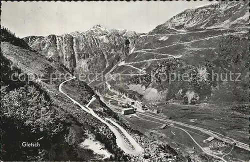Gletsch Panorama Kat. Rhone