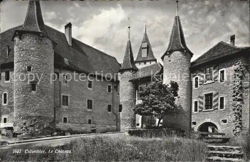 Colombier NE Chateau Schloss Kat. Colombier NE