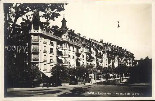 Lausanne VD Avenue de la Harpe Kat. Lausanne