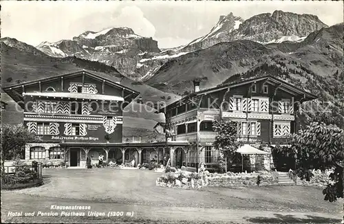 Urigen Hotel und Pension Posthaus Klausenstrasse Kat. Klausen