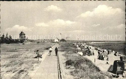 Burg Fehmarn Badestrand Ostseebad Kat. Fehmarn