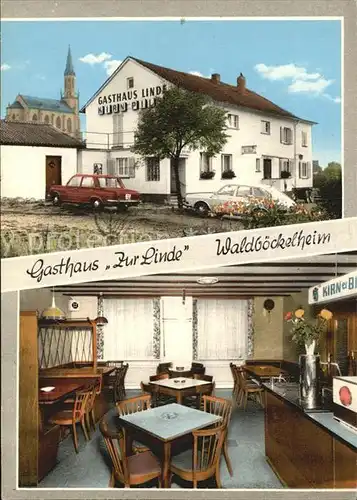 Waldboeckelheim Gasthaus Linde Gaststube Kat. Waldboeckelheim